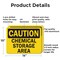 Signmission Chemical Storage OSHA Caution Sign, Aluminum, 14in W x 10in L, 2PK OS-2PACK-CS-A-1014-L-19124 - alternate 2
